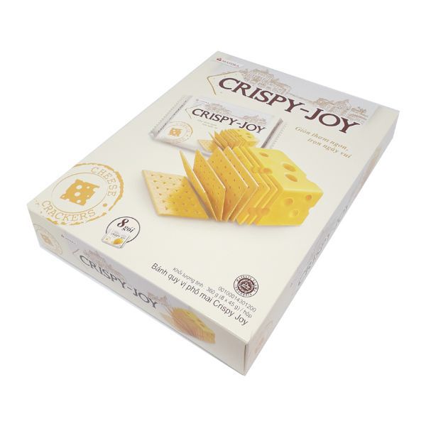  Bánh Quy Vị Phô Mai Crispy Joy (360g) 