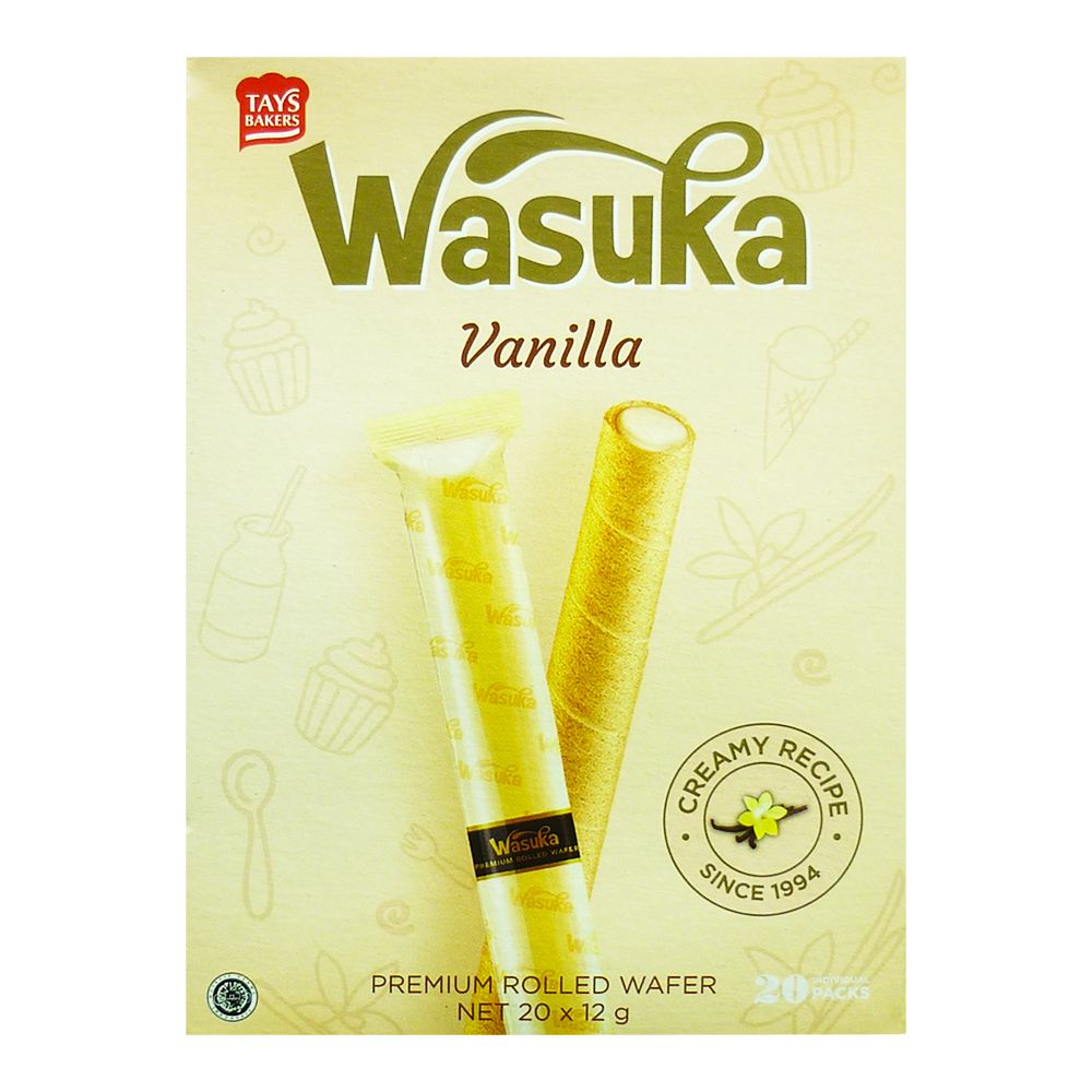  Bánh Wasuka Vanilla Hộp 20 Cái (240g) 