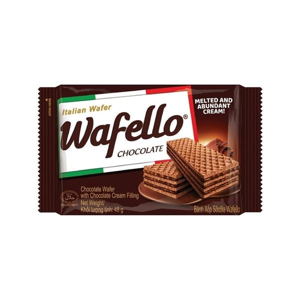 Bánh Xốp Wafello Chocolate 48g