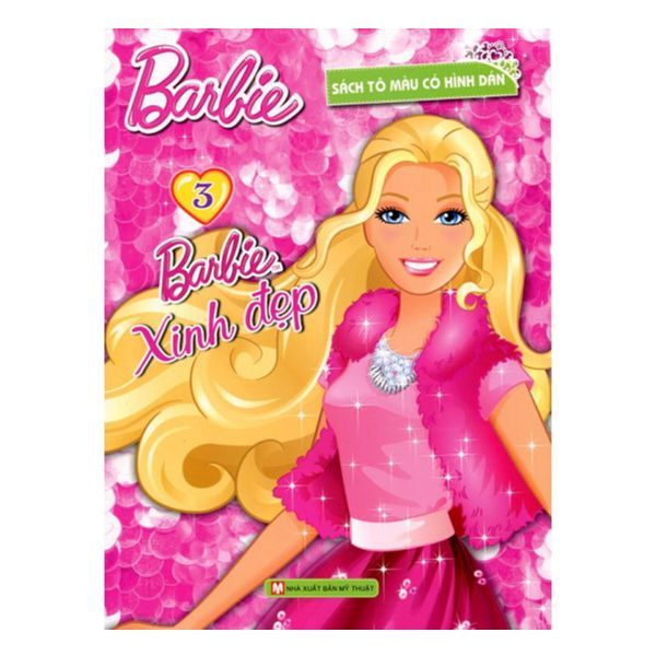  Barbie Xinh Đẹp 3 (Tô Màu Có Hình Dán) 