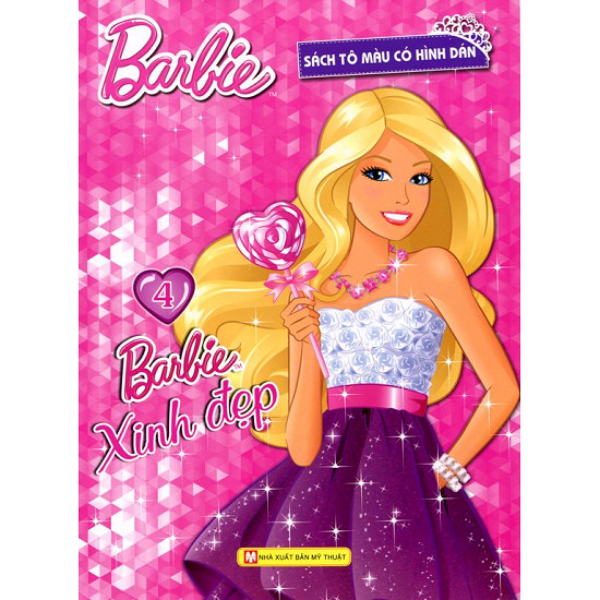  Barbie Xinh Đẹp - Tập 4 (Sách Tô Màu) 