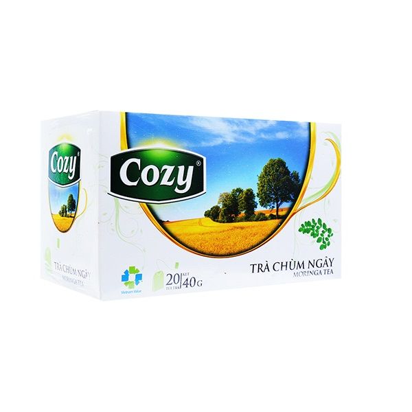  Trà Túi Lọc Cozy Chùm Ngây Moringa Tea (20 Túi Trà - 40g) 