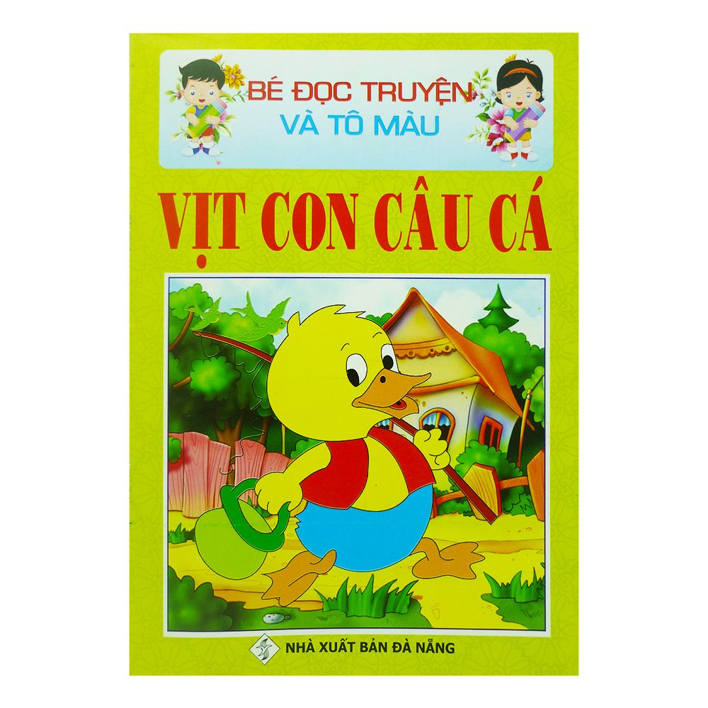  Bé Đọc Truyện Và Tô Màu - Vịt Con Câu Cá 