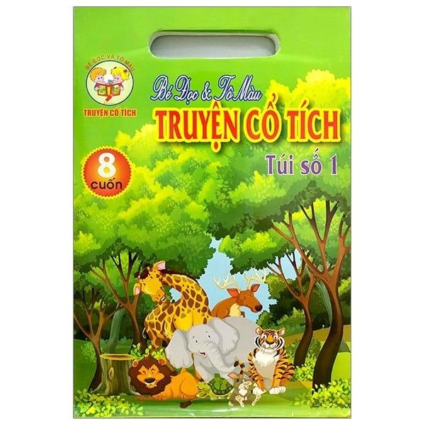 Bé Đọc Và Tô Màu Truyện Cổ Tích - Túi Số 1 (Bộ 8 Cuốn)