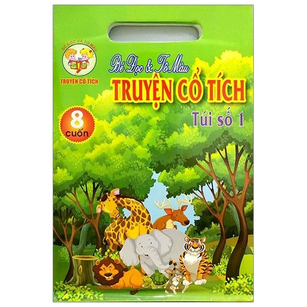  Bé Đọc Và Tô Màu Truyện Cổ Tích - Túi Số 1 (Bộ 8 Cuốn) 