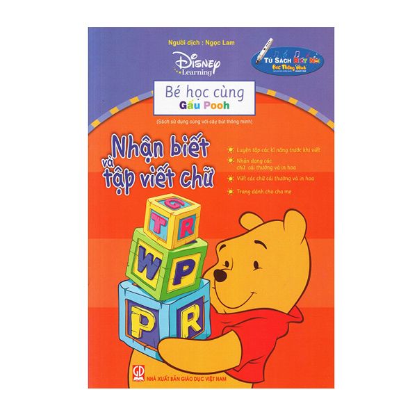 Bé Học Cùng Gấu Pooh - Nhận Biết Và Tập Viết Chữ