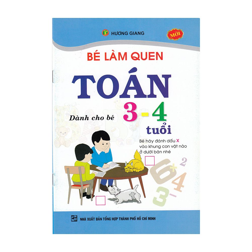  Bé Làm Quen Toán (Dành Cho Bé 3-4 Tuổi) 