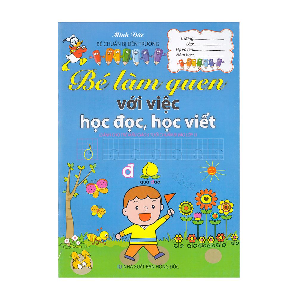  Bé Làm Quen Việc Học Đọc, Học Viết 