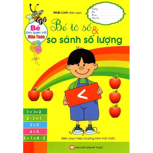  Bé Làm Quen Với Toán - Bé Tô Số & So Sánh Số Lượng 