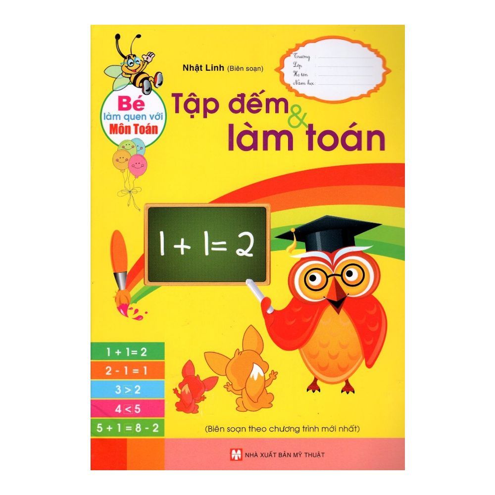  Bé Làm Quen Với Toán - Tập Đếm Và Làm Toán 