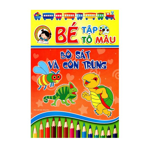  Bé Tập Tô Màu - Bò Sát Và Côn Trùng 