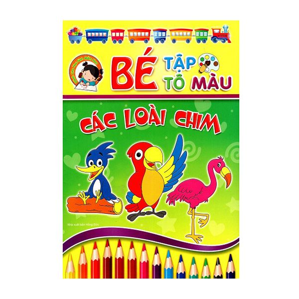  Bé Tập Tô Màu - Các Loài Chim 