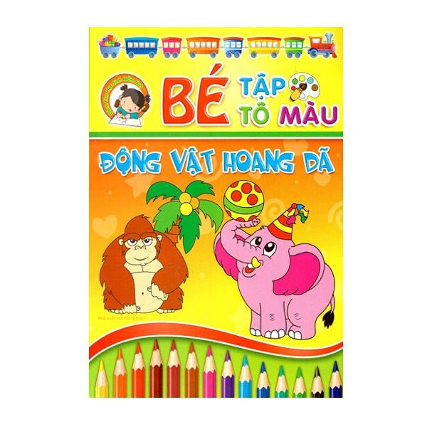  Bé Tập Tô Màu - Động Vật Hoang Dã 