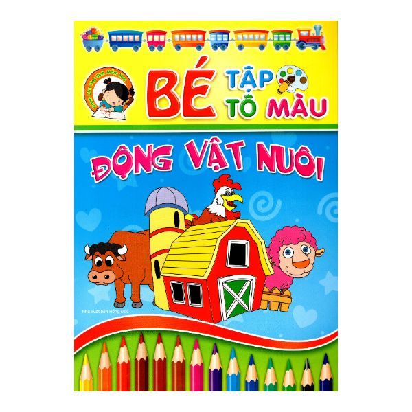  Bé Tập Tô Màu - Động Vật Nuôi 