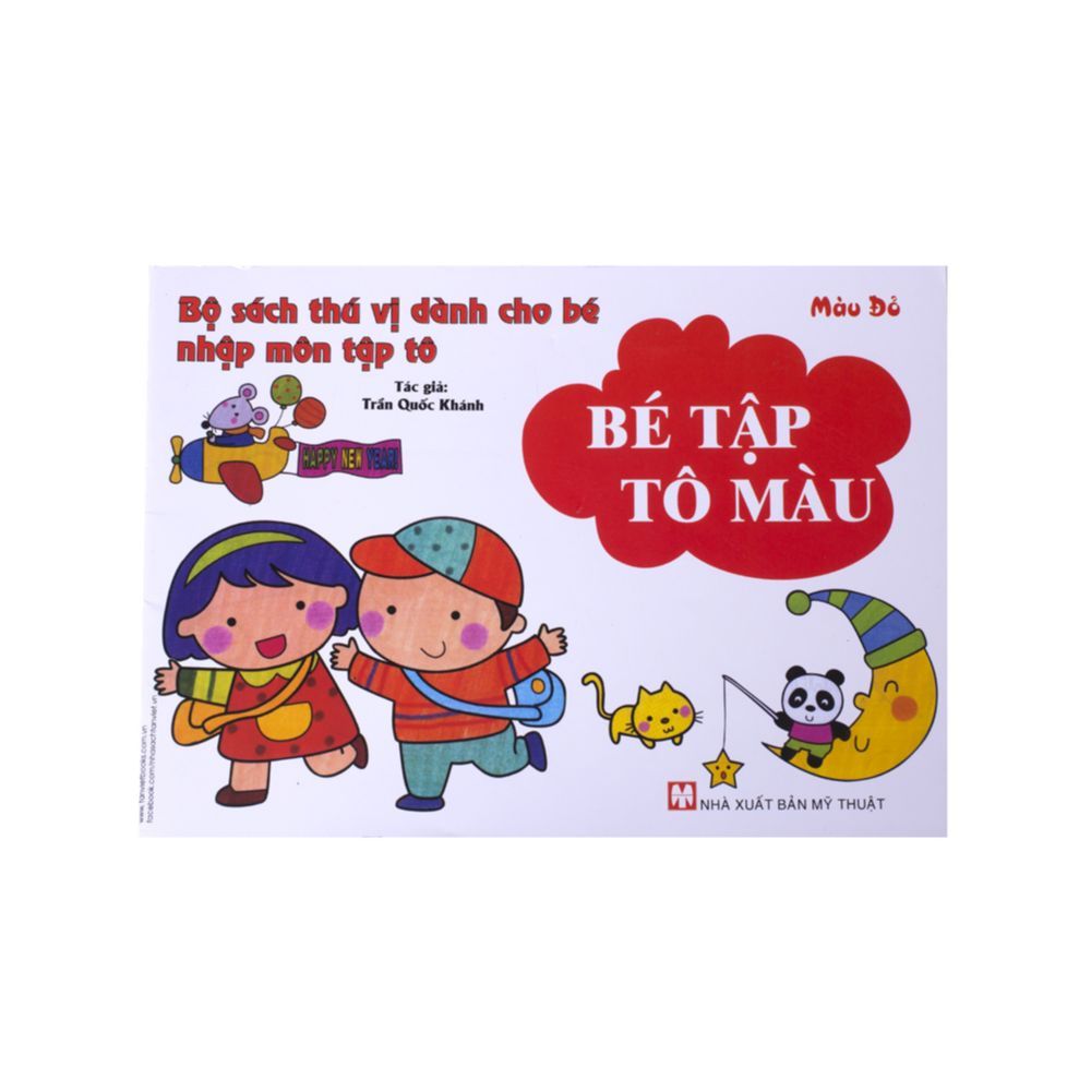  Bé Tập Tô Màu - Màu Đỏ 