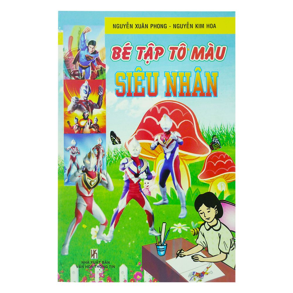  Bé Tập Tô Màu Siêu Nhân 