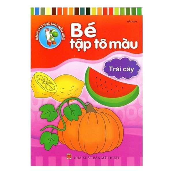  Bé Tập Tô Màu - Trái Cây 