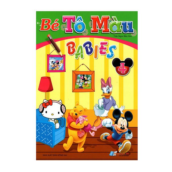  [Phiên Chợ Sách Cũ] Bé Tô Màu Babies - Tập 4 