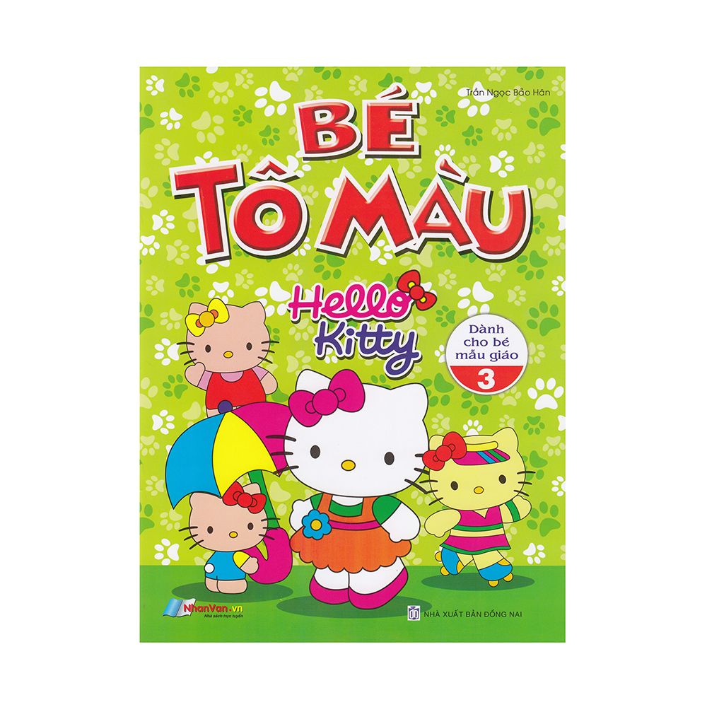  Bé Tô Màu Hello Kitty (Dành Cho Bé Mẫu Giáo 3) 