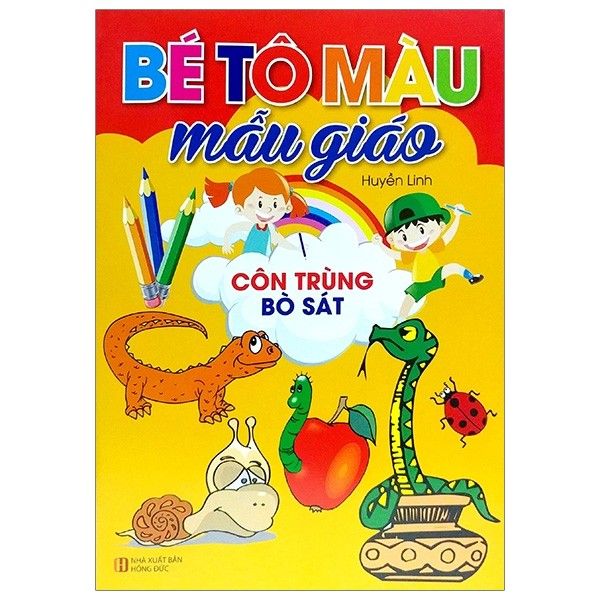  Bé Tô Màu Mẫu Giáo - Côn Trùng Bò Sát 