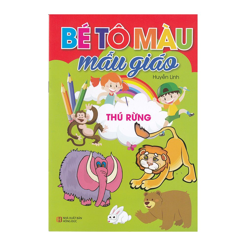  Bé Tô Màu Mẫu Giáo - Thú Rừng 