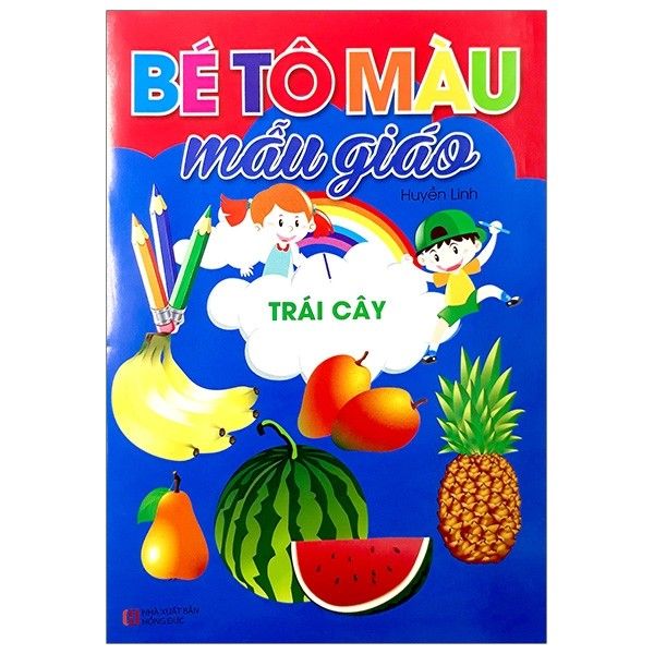  Bé Tô Màu Mẫu Giáo - Trái Cây 