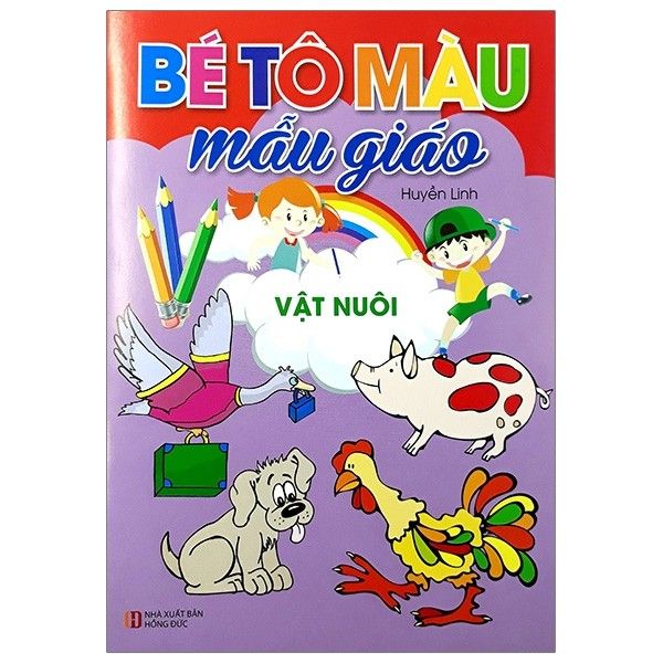  Bé Tô Màu Mẫu Giáo -  Vật Nuôi 