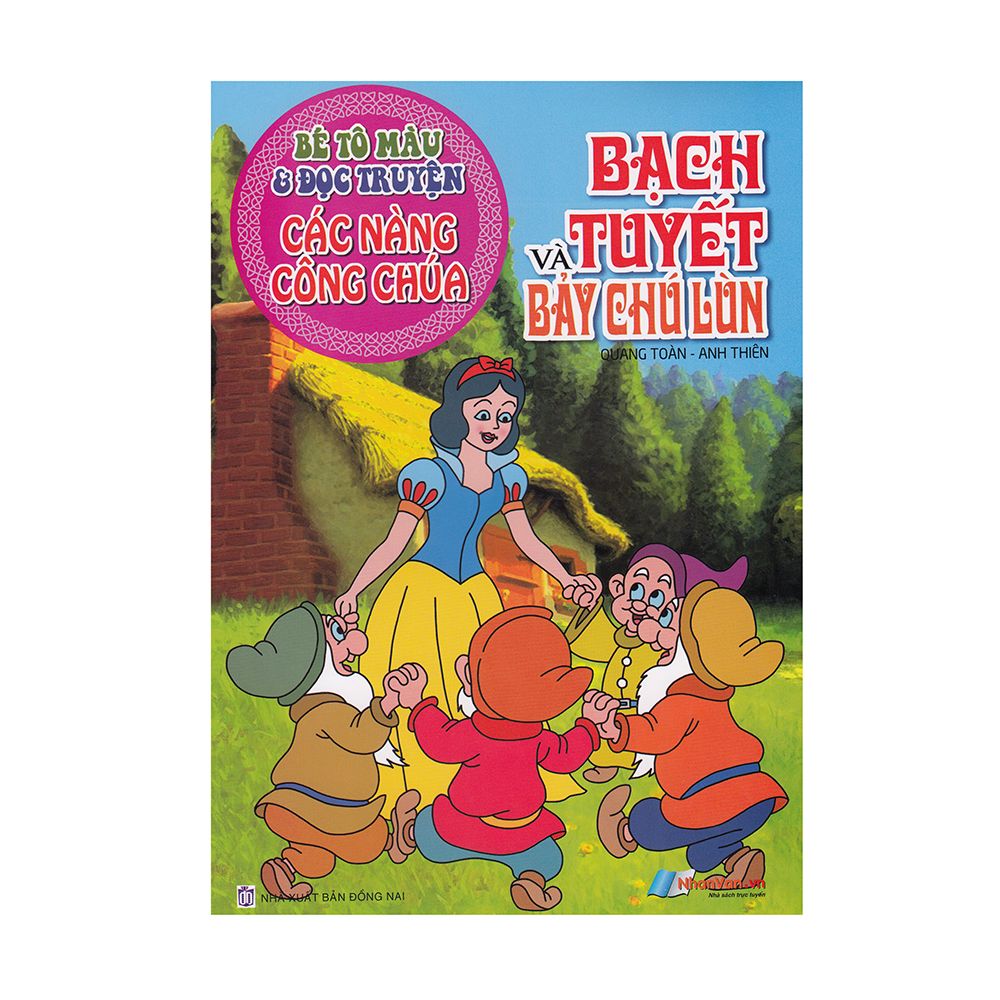  [Phiên Chợ Sách Cũ] Bé Tô Màu Và Đọc Truyện - Bạch Tuyết Và Bảy Chú Lùn 