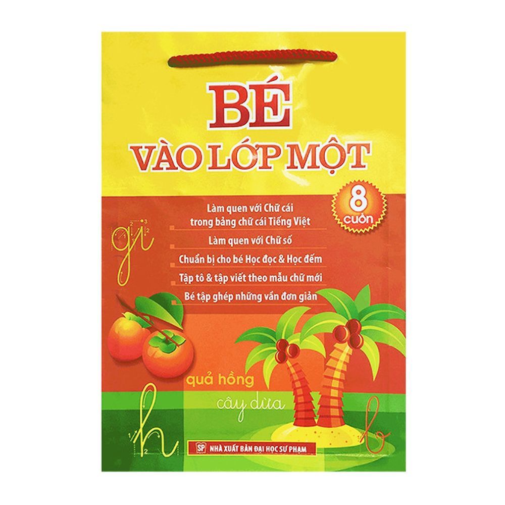  Bé Vào Lớp Một (Túi 8 Cuốn) (Tái Bản 2019) 