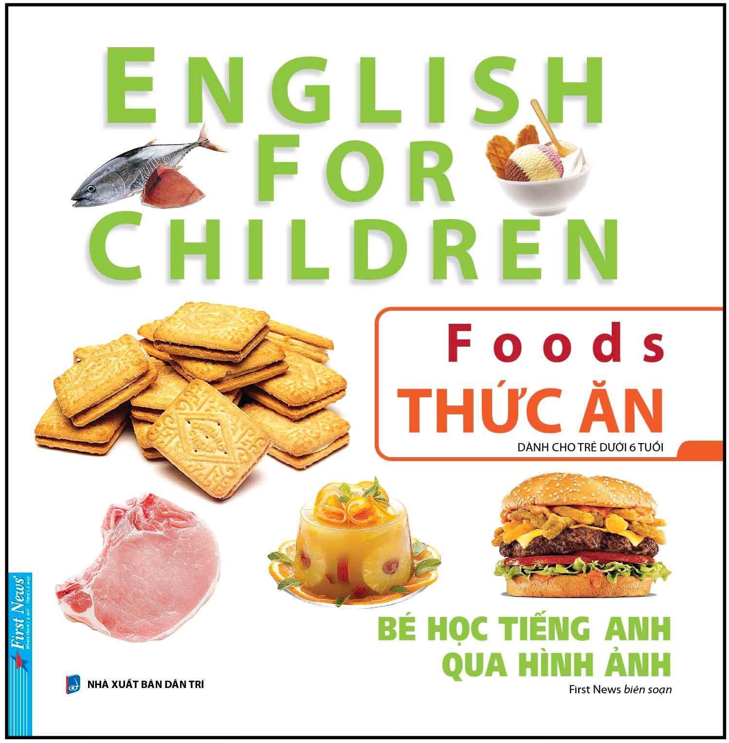  Bé Học T.A Qua Hình ảnh - Thức Ăn 