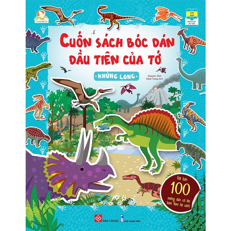  Cuốn Sách Bóc Dán Đầu Tiên Của Tớ - Khủng Long 