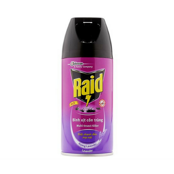  Bình Xịt Côn Trùng Raid Hương Lavender 300ml 