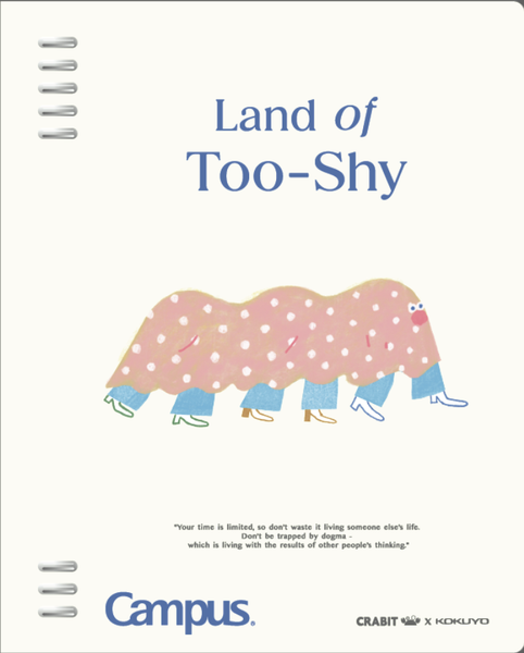  Sổ Bìa Còng 8 Lỗ B5 Land of Too Shy BN-B5H8LTS-03 