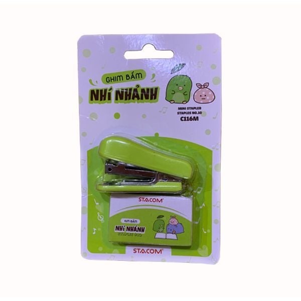  Bộ Bấm Kim Số 10 Mini Stacom C116M 