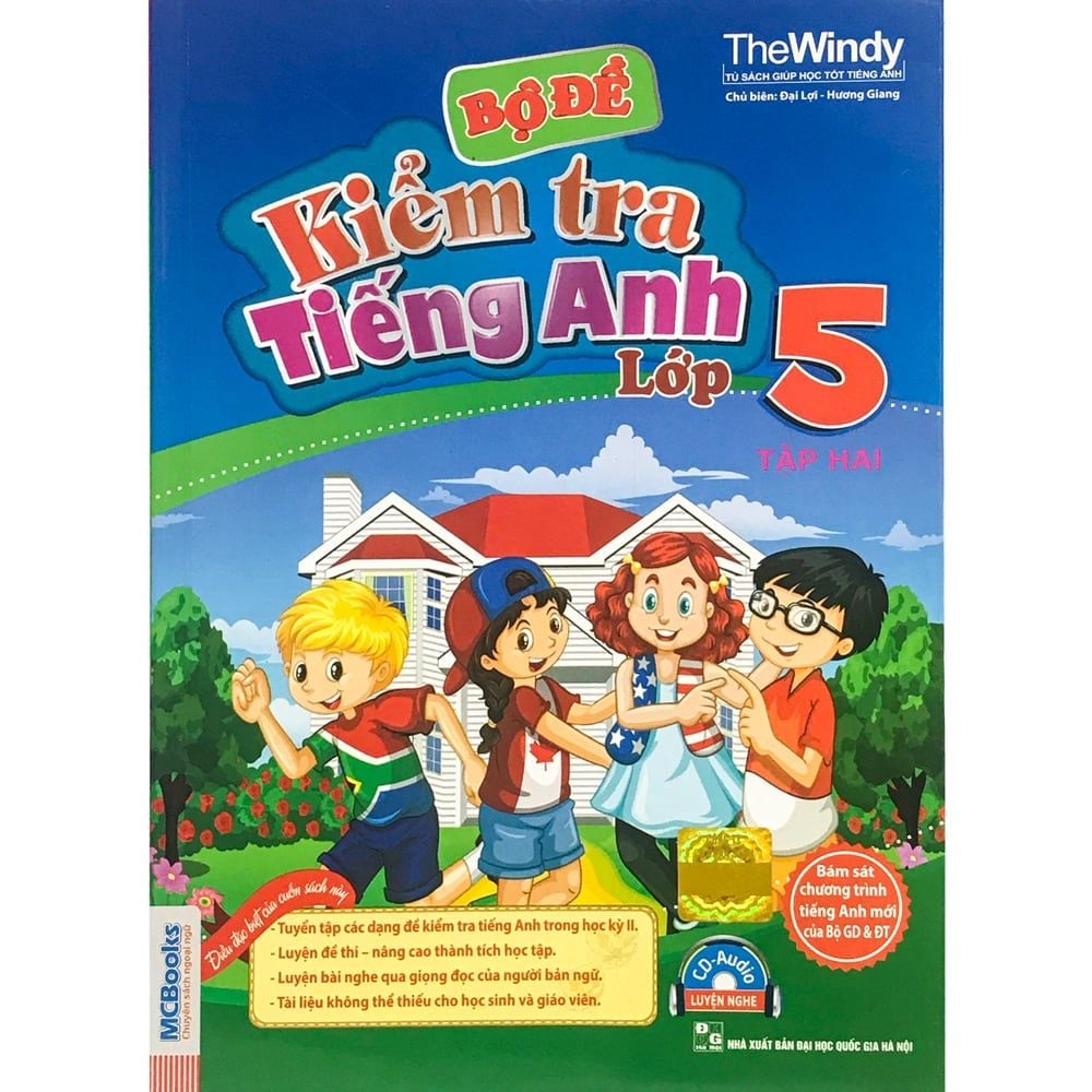  Bộ Đề Kiểm Tra Tiếng Anh Lớp 5 - Tập 2 