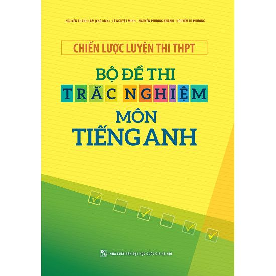  Bộ Đề Thi Trắc Nghiệm Môn Tiếng Anh 