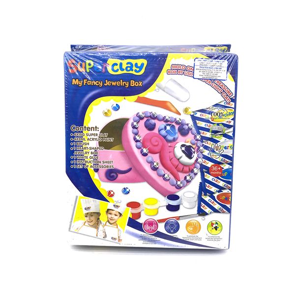 Bộ Đồ Chơi Cát Động Lực Super Clay My Fancy Jewelry Box