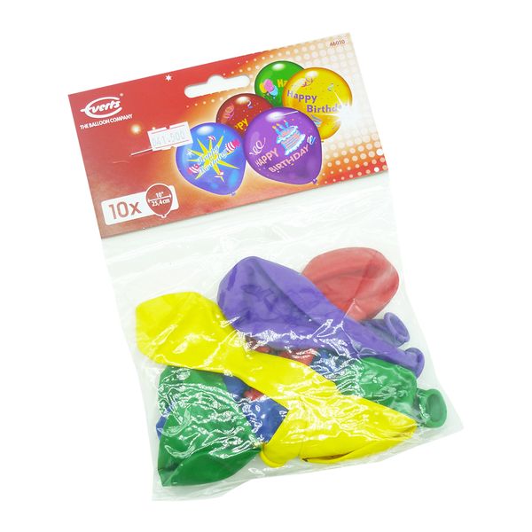 Bong Bóng Happy Birthday (Bịch 10 Cái)