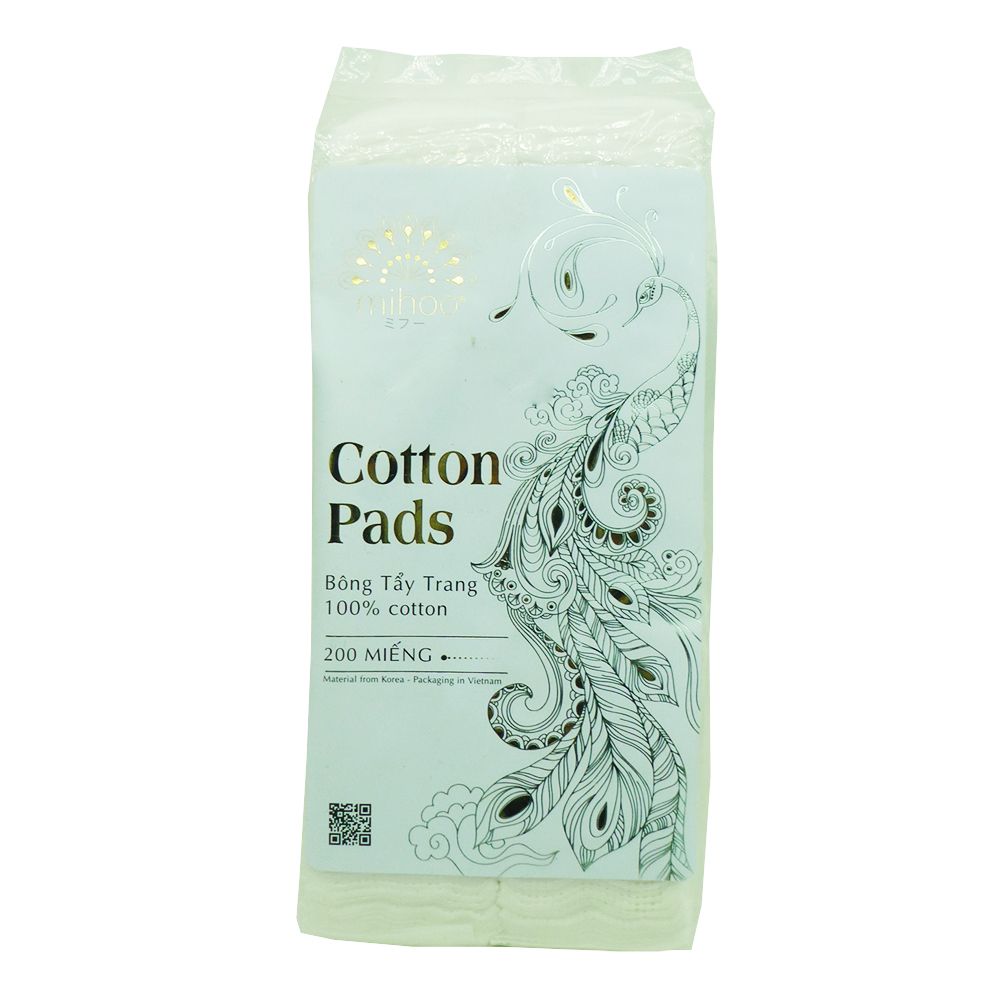  Bông Tẩy Trang Mihoo 200 Miếng Cotton Pads 