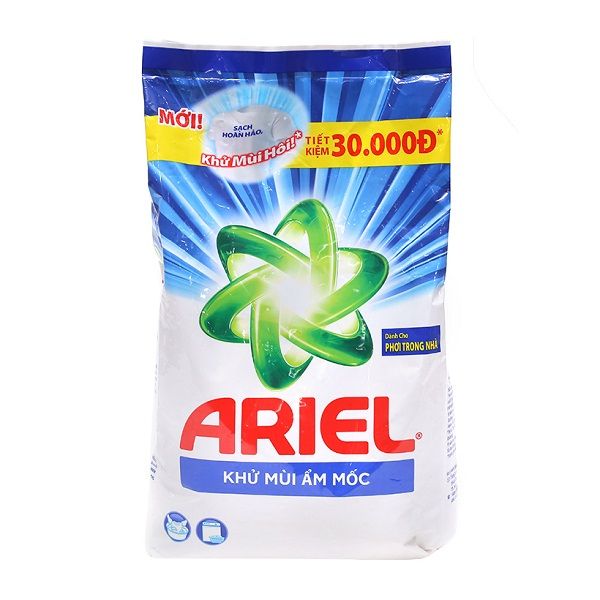  Bột Giặt Ariel Khử Mùi Ẩm Mốc (2,5kg) 