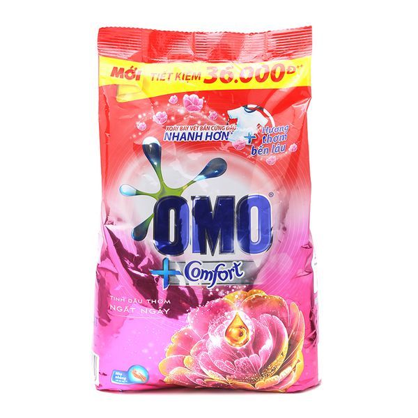  Bột Giặt Omo Hương Comfort Tinh Dầu Thơm Ngất Ngây (4.1kg) 