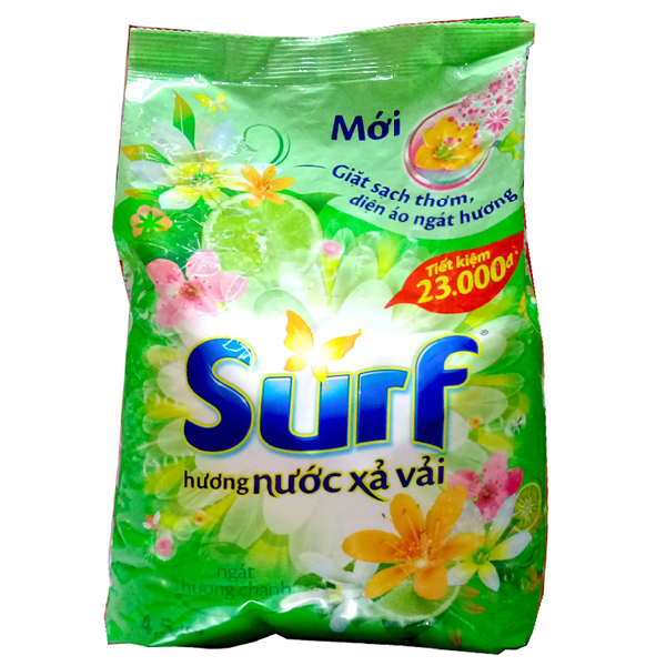  Bột Giặt Surf Ngát Hương Chanh (4.5 Kg) 