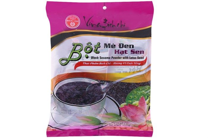  Bột Mè Đen Hạt Sen Vina Bích Chi (350g) 