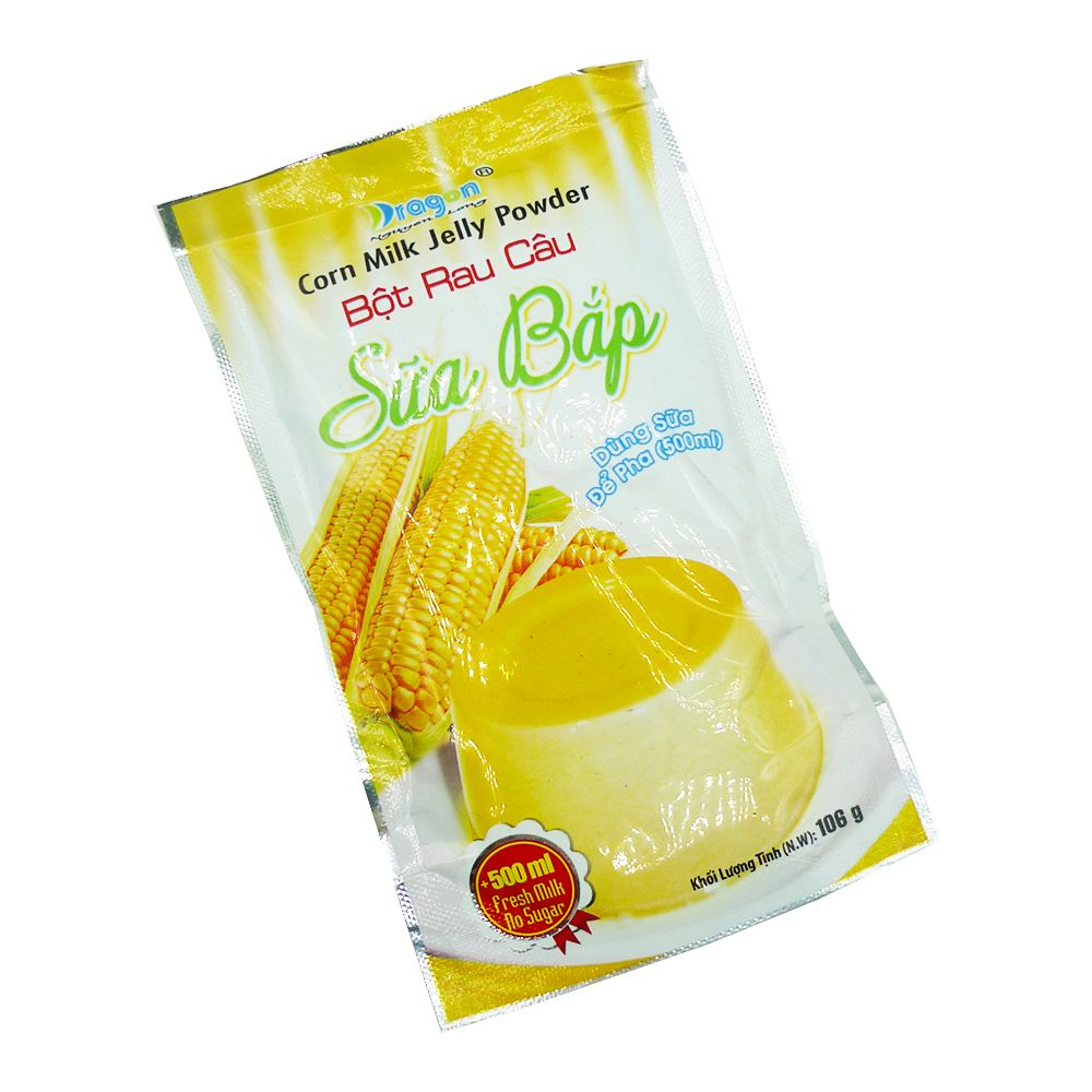  Bột Rau Câu Sữa Bắp Dragon (106g) 