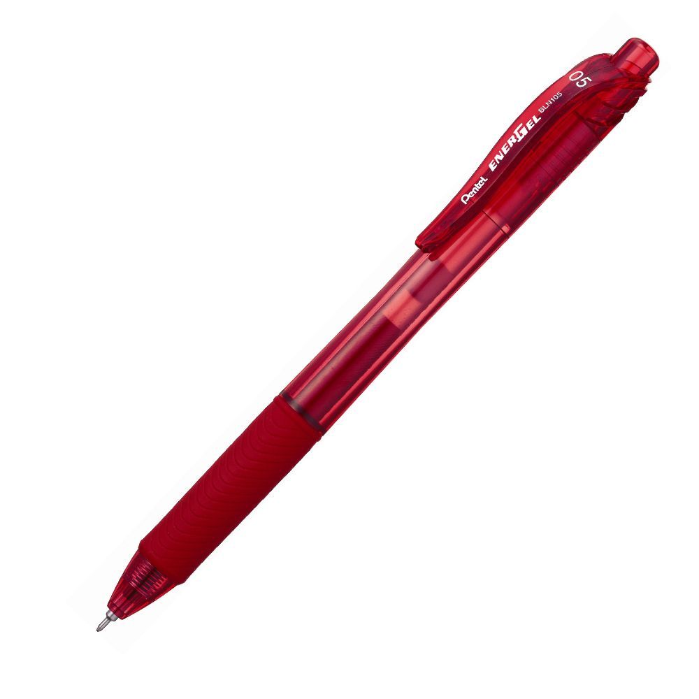  Bút Bi Gel Pentel ENERGEL 0.5mm - BLN105 (Màu Đỏ) 