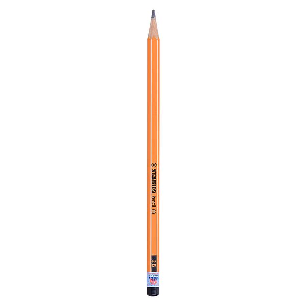  Bút Chì Gỗ Stabilo 2B Màu Cam Sọc Trắng - PC88-2B (N) 