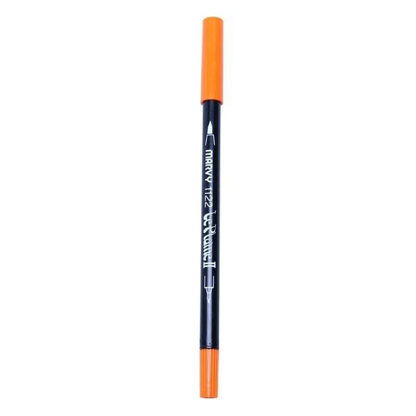  Bút Lông Hai Đầu Marvy 1122 No.7 - Orange 