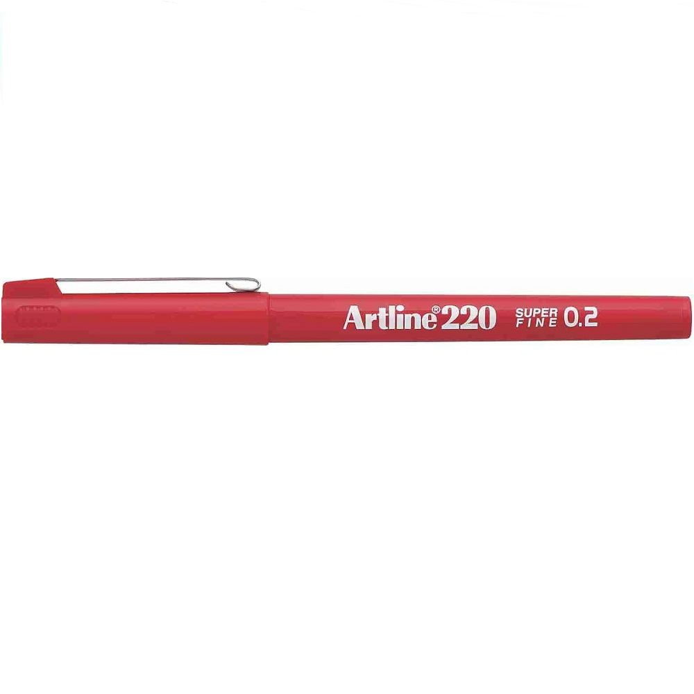  Bút Lông Kim Artline EK - 220 - Màu Đỏ 