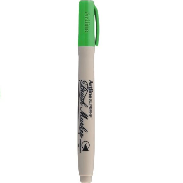  Bút Lông Kim Artline Supreme Brush Marker - Màu Xanh Lá Cây Nhạt 