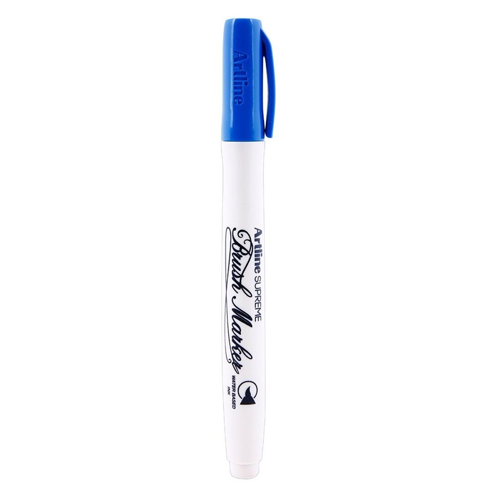  Bút Lông Kim Artline Supreme Brush Marker - Màu Xanh 